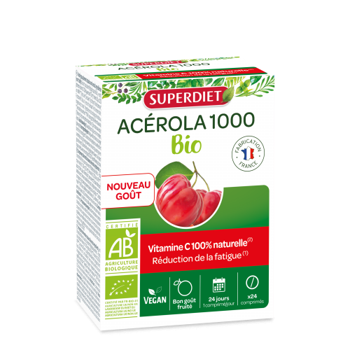 Acérola 1000 Bio 24 comprimés