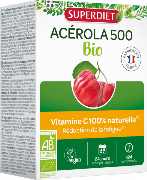 Acérola 500 Bio 24 Comprimés