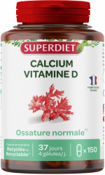 Calcium et Vitamine D 150 gélules