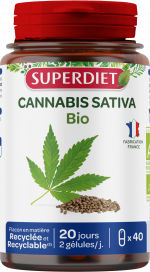 Cannabis Sativa Bio 40 gélules