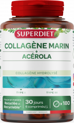 Collagène Marin + Acérola 180 comprimés
