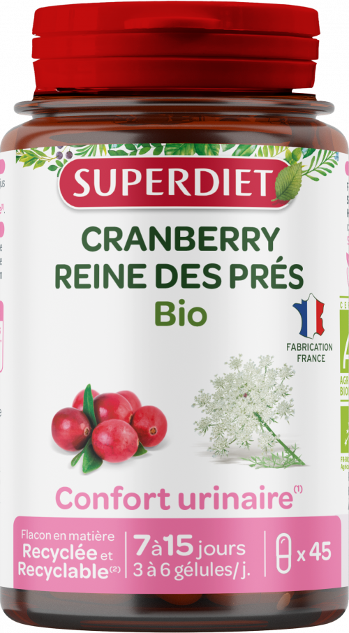 Cranberry Reine des Prés Bio 45 gélules