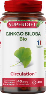 Ginkgo Biloba Bio  80 comprimés (1)