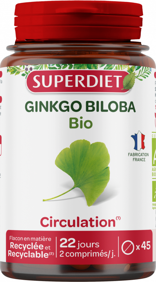 Ginkgo Biloba Bio 45 comprimés