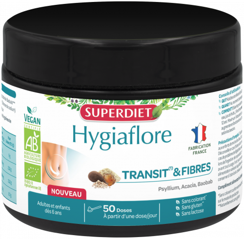Hygiaflore Transit et Fibres Poudre