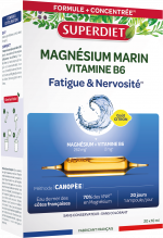 Magnésium marin et Vitamine B6 20 ampoules