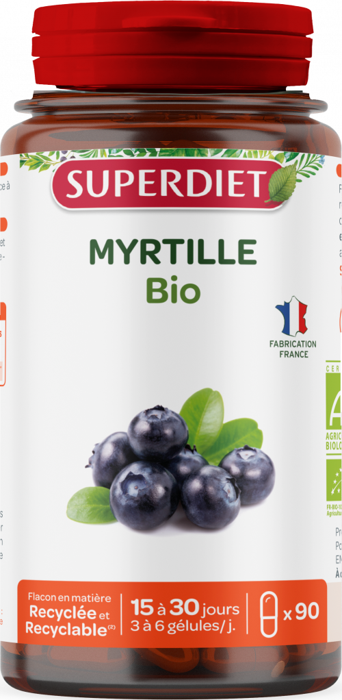 Myrtille bio 90 gélules