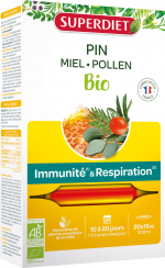 Pin Miel Pollen Bio 20 ampoules (1)