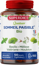 Quatuor Sommeil Paisible Bio 150 gélules (1)
