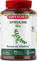 Spiruline Bio 120 gélules (1)